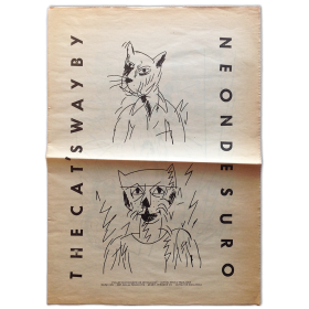 Neon de Suro. Fullet monogràfic de divulgació. Autor: Steva Terrades ("The cat's way by"). Març 1981