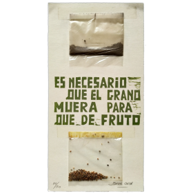 Es necesario que el grano muera para que dé fruto - Jorge Orta