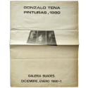 Gonzalo Tena - Pinturas, 1980. Galería Buades, Madrid, Diciembre 1980-Enero 1981