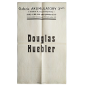Douglas Huebler. Galeria Akumulatory 2, Poznan, 29 XI-2 XII 1976