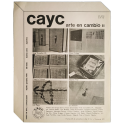 Arte en cambio II. CAyC - Grupo de los Trece, Buenos Aires, 20 de setiembre de 1974
