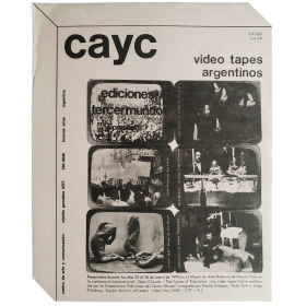 Ediciones Tercer Mundo presenta Video Tapes Argentinos