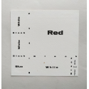 Variación sobre Composition with Red, Blue and Yellow. Exposición por Correspondencia -  José Luis Castillejo. Zaj, otoño 66