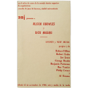 Zaj presenta a Alison Knowles y Dick Higgins. Escuela Técnica Superior de Arquitectura, [Madrid], 12 de noviembre de 1966