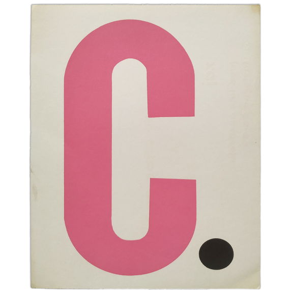 "C." - José Luis Castillejo. Zaj, invierno 68-69