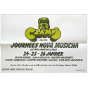 Journées Nova Musicha. Les trois jours de la folie. Musée d'Art Moderne de la Ville de Paris, 24-25-26 janvier [1977]