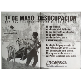 1º de Mayo - Desocupación. Grupo Escombros