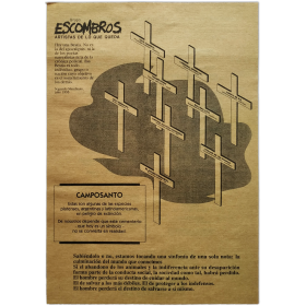 Camposanto - Grupo Escombros, Artistas de lo que queda. La Plata, Argentina, 1998