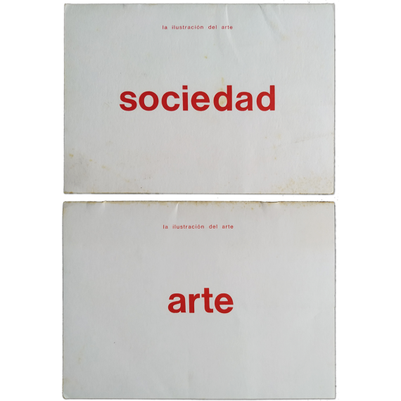 Antonio Dias. La ilustración del arte - Arte / La ilustración del arte - Sociedad. CAyC, Buenos Aires, noviembre 1973
