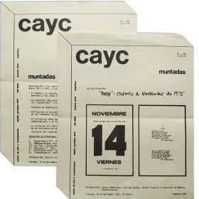 Muntadas. CAyC Centro de Arte y Comunicación, Buenos Aires, noviembre 1975