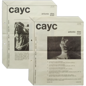 Antonio Dias, Brasil - "La ilustración del arte" (3 films). CAyC Centro de Arte y Comunicación, Buenos Aires, noviembre 1973
