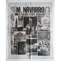 M. Navarro en Galería de arte Buades. Madrid, Marzo de 1975