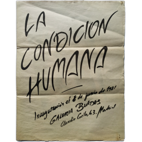 [Herminio] Molero - La condición humana. Galería Buades, Madrid, junio de 1981