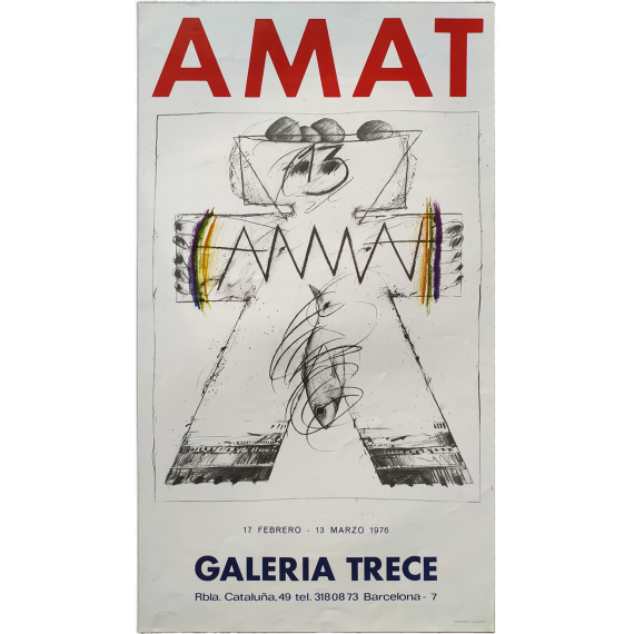 [Frederic ] Amat. Galería Trece, Barcelona, 11 febrero - 13 marzo 1976
