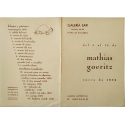 Mathias Goeritz. Galería Sapi, Palma de Mallorca, del 5 al 18 de enero de 1952