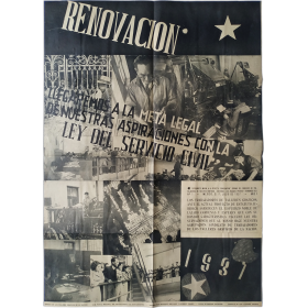 Suplemento mural a la revista "Renovación". Nº 1 - México D.F. Julio de 1937 - Año I