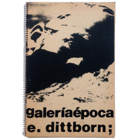"Final de pista. 11 pinturas y 13 gratificaciones". E. Dittborn. Galería Época, diciembre de 1977
