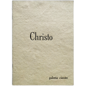 Christo. Obra gráfica - Dibujos. Galería Ciento, Barcelona, 9 Octubre - 15 Noviembre [1975]