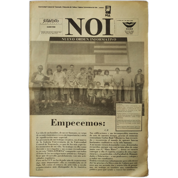 NOI Nuevo Orden Informativo. Caracas, No. 2, Septiembre 1991