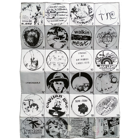 Yo-Yo: A pocket magazine of visual art. Summer 80. nº one - "The Badge Show". [Forte dei Marmi, 8-16 Septiembre 1980]
