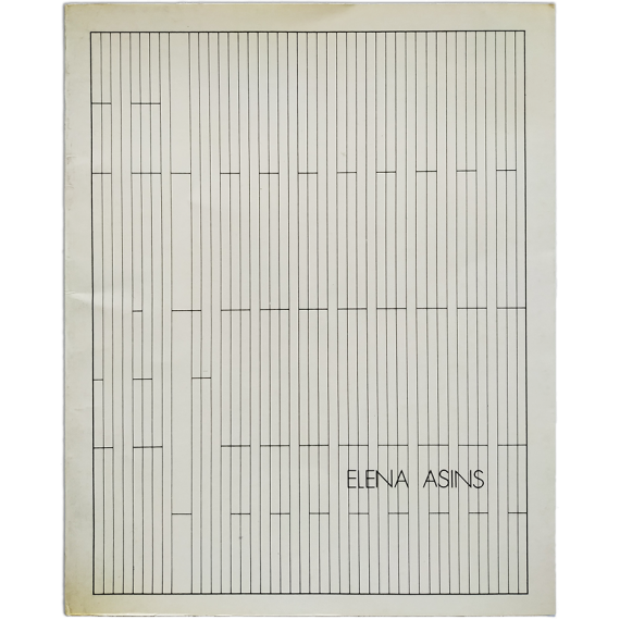 Elena Asins. Salas de Exposiciones, Madrid, diciembre 1979 - enero 1980
