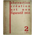 Abstraction Création Art Non Figuratif 1933. Cahier n° 2