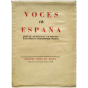 Voces de España (Breve antología de poetas españoles contemporáneos)