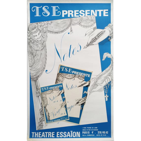 TSE presente Notes et Vierge. Theatre Essaïon, Paris