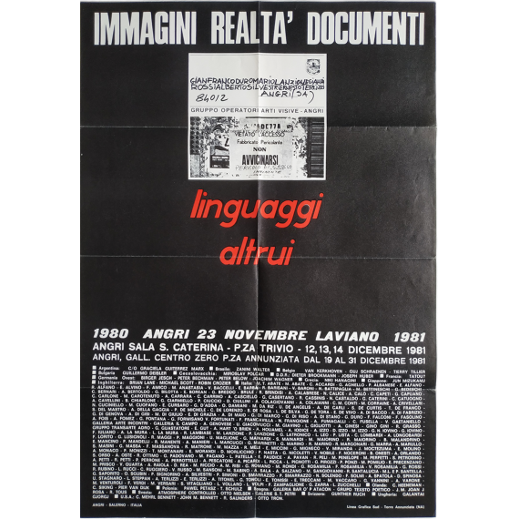 "Linguaggi Altrui". Immagini-Realtà-Documenti