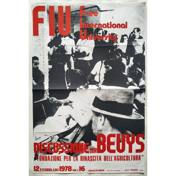 FIU Free International University. Discussione con Beuys. 12 Febbraio 1978, Pescara, Italia