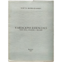 Variacions essencials. Violí, viola, violoncel i percussió (partitura, 1970)