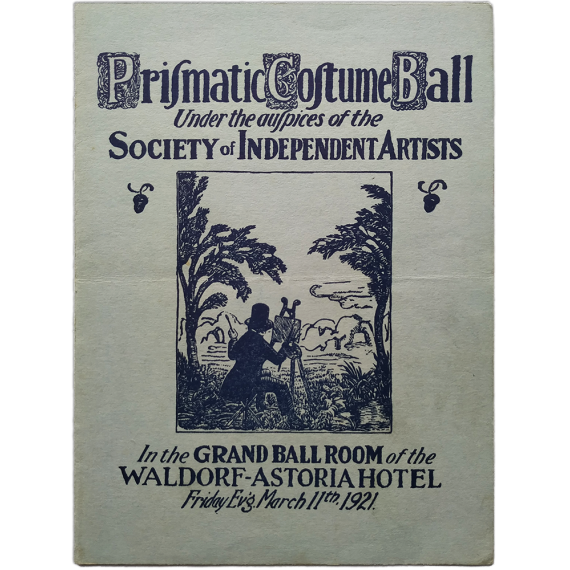Prismatic Costume Ball. In the Grand Ball Room of the Waldorf-Astoria Hotel, [New York], March 11th. 1921