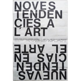 Nuevas tendencias en el arte - Noves tendències a l'art. Instituto Alemán - F.A.D, Barcelona, mayo-junio 1974