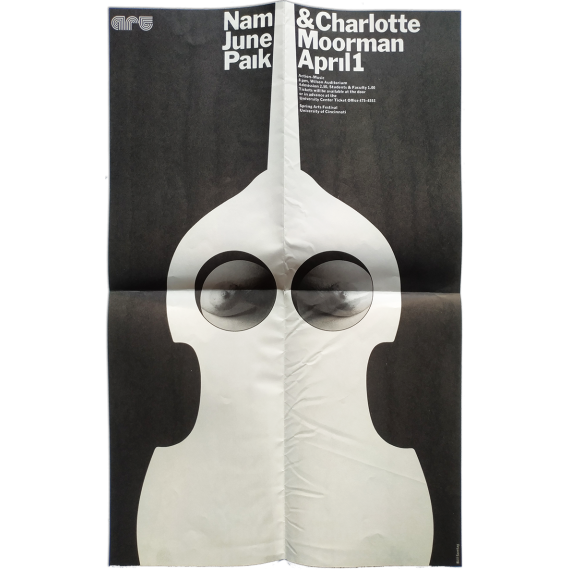 Nam June Paik & Charlotte Moorman Action-Music, April 1. Spring Arts Festival '68, University of Cincinnati