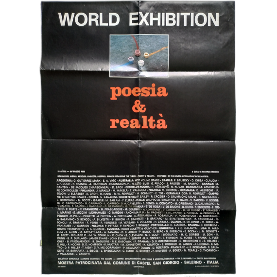 World Exhibition Poesia e Realtà. Castel San Giorgio, Salerno, Italy, 20 aprile - 20 maggio 1980