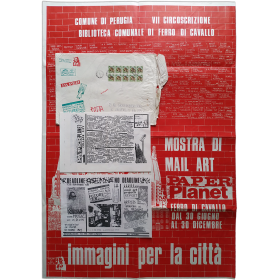 Paper Planet. Immagini per la città. Mostra di Mail Art. Biblioteca Comunale di Ferro di Cavallo, Perugia, giugno-dicembre 1983