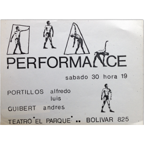 Performance. Alfredo Luis Portillos - Andrés Guibert