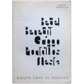 Grupo Cayc: El Dorado. Obras 1990. Ruth Benzacar Galería de Arte, Buenos Aires, del 12 al 29 de setiembre de 1990