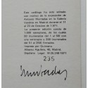 Antonio Muntadas. Galería Vandrés, Madrid, del 11 al 23 de octubre de 1971