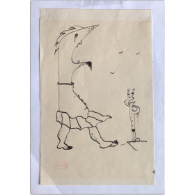 Dibujo a tinta - Robert Caby