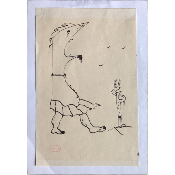 Dibujo a tinta - Robert Caby