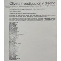 Olivetti investigación y diseño. Madrid, 24 de Abril al 24 de Mayo de 1970