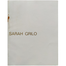 Sarah Grilo. Galería Juana Mordó, Madrid, del 7 al 25 de noviembre de 1972