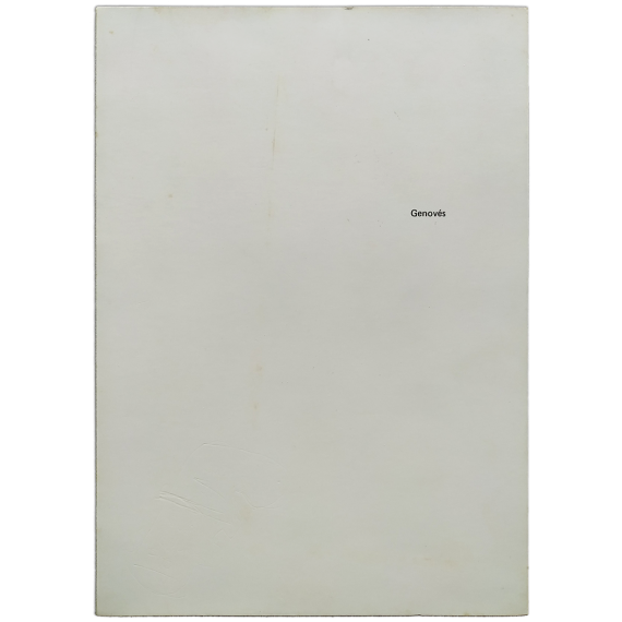 Genovés. Galería Vandrés, Madrid, del 10 de abril al 12 de mayo de 1973