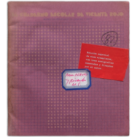 El cuaderno escolar de Vicente Rojo. Museo Universitario de Ciencias y Arte, Ciudad Universitaria, México, abril-junio 1973