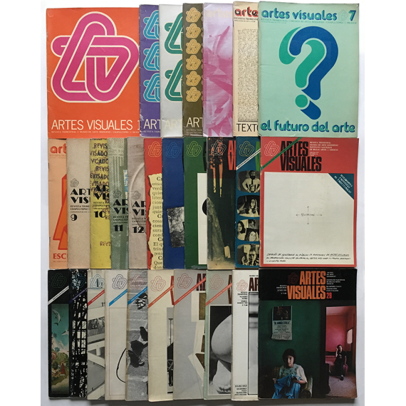 Artes Visuales. Nos. 1 al 29. Invierno de 1973 a Junio de 1981 (completa)
