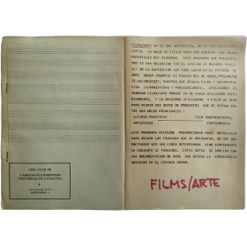 "Films / Arte - Documentos", Ondar 1976