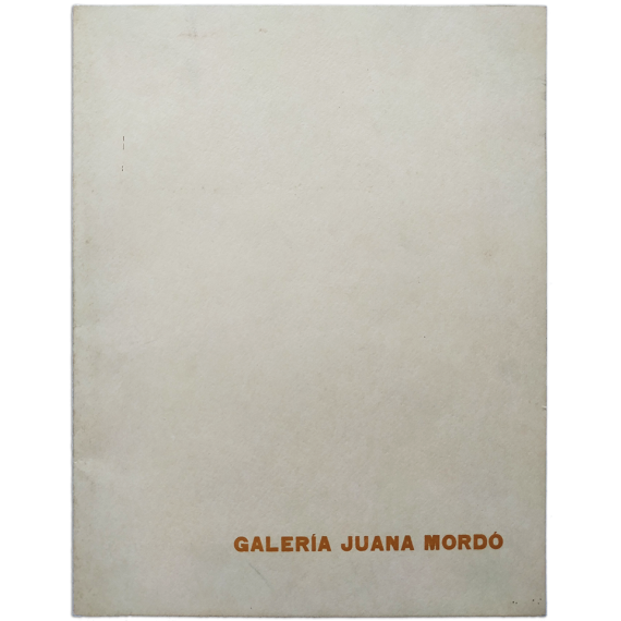 Exposición inaugural Galería Juana Mordó, Madrid 1964