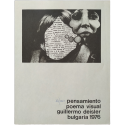 "Pensamiento" - Poema visual Guillermo Deisler, Bulgaria 1976