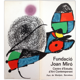 Fundació Joan Miró. Centre d'Estudis d'Art Contemporani. Barcelona, mayo de 1975